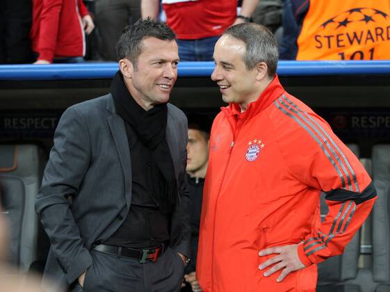 Lothar matthäus, Mannschaftsarzt Dr. Volker Braun Fußball Fussball UEFA Championsleague Herren Viertelfinale Rückspiel Saison 2014 2015 21.04.2015 FC Bayern München vs. FC Porto