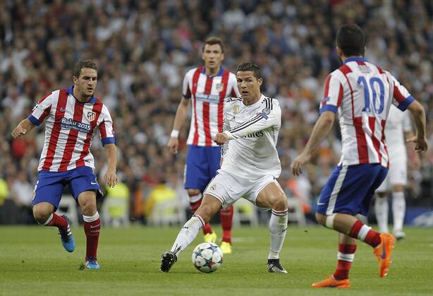 Real Madrid - Atletico Madrid 2014 2015 Champions League Cristiano Ronaldo 