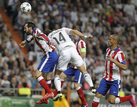 Real Madrid - Atletico Madrid 2014 2015 Champions League Javier Chicharito Hernandez 