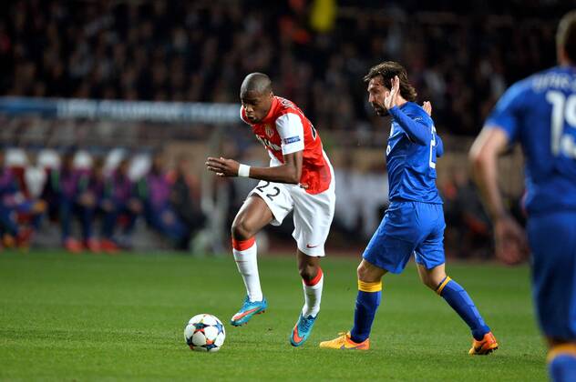 Aktuell Fußball, Champions League, AS Monaco - Juventus Turin Geoffrey Kondogbia (mon) - Andrea Pirlo (juv) - 22 04 2015 AnthonyBIBARD FEPx 