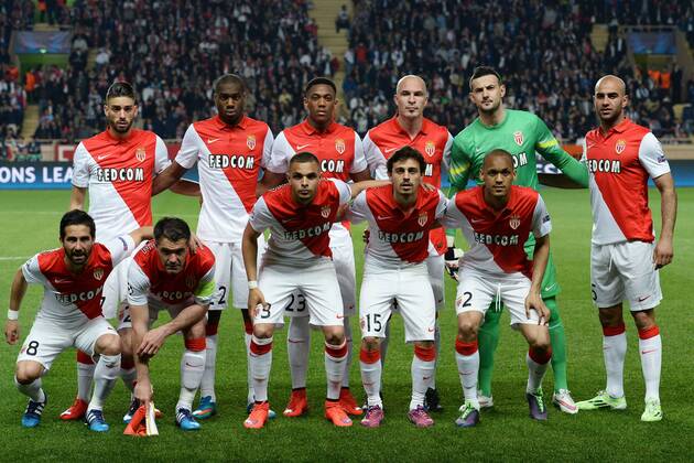 Aktuell Fußball, Champions League, AS Monaco Fc Turin Champions League, AS Monaco: Mannschaftsfoto AS Monaco 