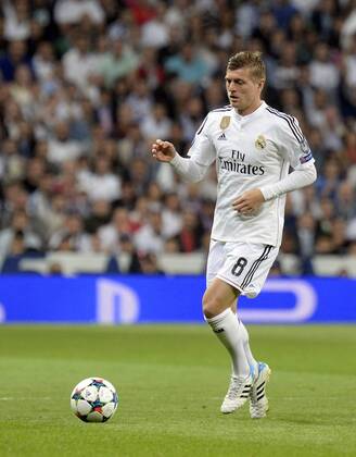 Aktuell Fußball, Champions League, Real Madrid - Atletico Madrid v.li.: Toni Kroos (Real Madrid) Freisteller, Einzelbild, Aktion, Action , Fussball, UEFA Champions League, Real Madrid - Atletico Madrid,  xjgx