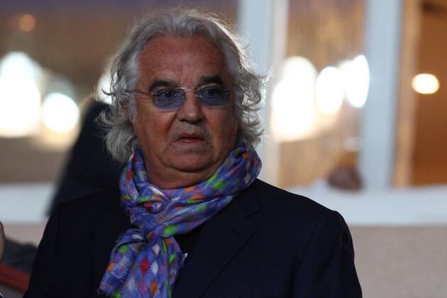 Aktuell Fußball, Champions League, AS Monaco - Juventus Turin April 22, 2015 - Montecarlo, Monaco - Flavio Briatore during the Uefa Champions League quarter final football match JUVENTUS - MONACO on 22 04 15 at the Stade Louise II in Montecarlo, Monaco. Copyright 2015 Matteo Bottanelli Monaco vs Juventus  - ZUMAn230