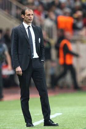 Aktuell Fußball, Champions League, AS Monaco - Juventus Turin April 22, 2015 - Montecarlo, Monaco - Juventus coach Massimiliano Allegri during the Uefa Champions League quarter final football match JUVENTUS - MONACO on 22 04 15 at the Stade Louise II in Montecarlo, Monaco. Copyright 2015 Matteo Bottanelli Monaco vs Juventus  - ZUMAn230