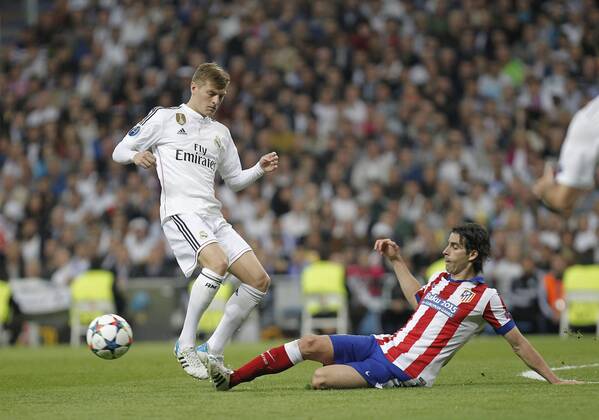 Aktuell Fußball, Champions League, Real Madrid - Atletico Madrid Real Madrid - Atletico Madrid 2014 2015 Champions League Kroos 