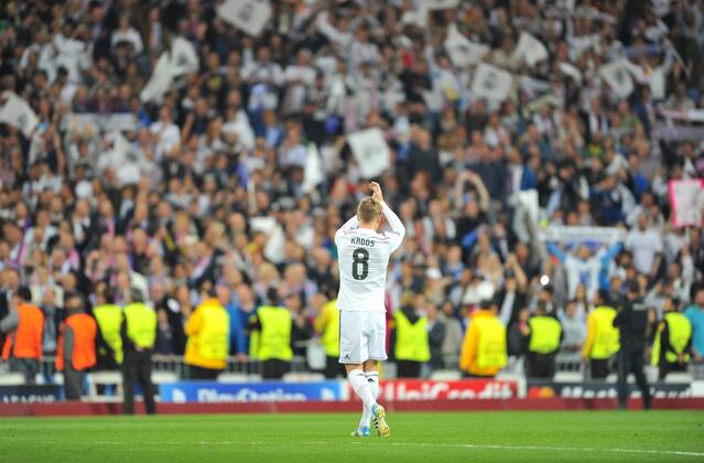 22.04.2015, Fussball UEFA Champions League, Real Madrid - Atletico Madrid, v.l. Toni Kroos (Real Madrid)