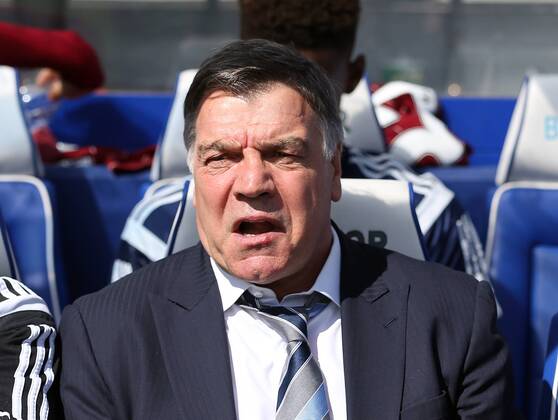 West Ham s Sam Allardyce looks on Barclays Premier League - Queens Park Rangers vs West Ham United - Loftus Road - England - 25th April 2015 - Picture David Klein Sportimage EDITORIAL USE ONLY. No use with unauthorised audio, video, data, fixture lists, club league logos or live services. Online in-match use limited to 120 images, no video emulation. No use in betting, games or single club league player publications.