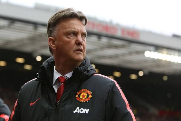 Louis Van Gaal, manager of Manchester United ManU - Manchester United vs. West Bromwich Albion - Barclay s Premier League - Old Trafford - Manchester - 02 05 2015 Pic Philip Oldham Sportimage EDITORIAL USE ONLY. No use with unauthorised audio, video, data, fixture lists, club league logos or live services. Online in-match use limited to 120 images, no video emulation. No use in betting, games or single club league player publications.