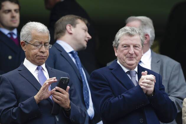 Aktuell FuÃŸball, England, Premier League, FC Chelsea ist Meister 03.05.2015. London, England. Barclays Premier League. Chelsea versus Crystal Palace. England Manager Roy Hodgson in attendance xCraigxMercerx  ActionPlus11617956