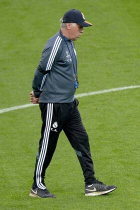Carlo Ancelotti, Football Calcio 2014 2015, Training and press conference Champions League, Foto FilippoxAlfero Insidefoto filippoxalfero