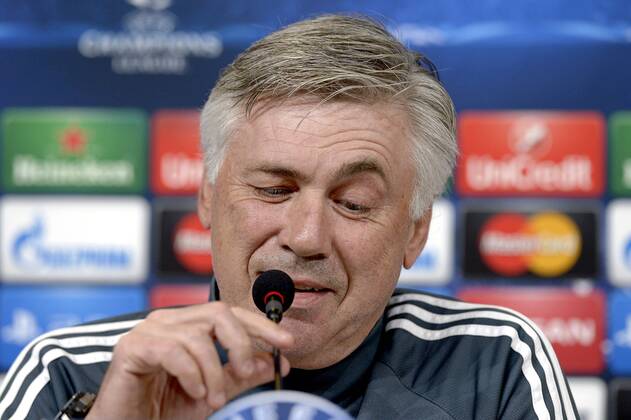 Carlo Ancelotti, Football Calcio 2014 2015, Training and press conference Champions League, Foto FilippoxAlfero Insidefoto filippoxalfero