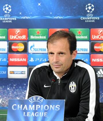 Aktuell Fußball, Champions League, PK Juventus Turin IPP20150504 Football - soccer: UEFA Champions League, Juventus Turin, MASSIMILIANO ALLEGRI xHOCHxZWEIx xItalyxPhotoxPressx 