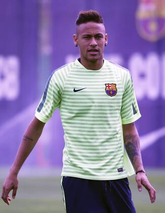 Aktuell Fußball, Champions League, Training FC Barcelona BARCELONA -05 mayo- ESPANA: Neymar Jr. en el entrenamiento previo al partido de Liga de Campeones contra el Bayern Munich el 05 de mayo del 2015. 