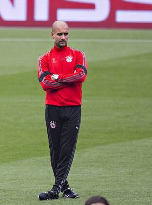 Barcelona, 05.05.2015, Camp Nou Trainer Josep Pep Guardiola (FCB) FC Barcelona Barca - FC Bayern München mm