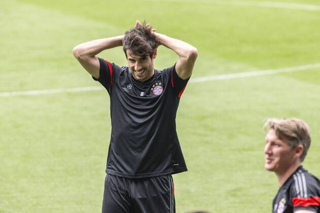 BARCELONA, SPAIN - MARCH 5: Javi Martinez of Bayern Munchen during the last training ahead of their UEFA Champions League Semi finals first leg match against FC Barcelona Barca at the Camp Nou stadium on March 5, 2015 in Barcelona, Spain. (Photo by Mikel Trigueros Urbanandsport Cordon Press) 