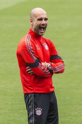 BARCELONA, SPAIN - MARCH 5: Josep Guardiola of Bayern Munchen during the last training ahead of their UEFA Champions League Semi finals first leg match against FC Barcelona Barca at the Camp Nou stadium on March 5, 2015 in Barcelona, Spain. (Photo by Mikel Trigueros Urbanandsport Cordon Press) 