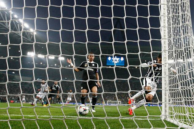 05.05.2015, Turin - UEFA Champions League 2014 2015 - Juventus Turin vs Real Madrid - Tor zum 1:0 Alvaro Morata 