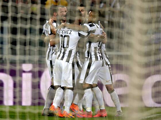 Alvaro Morata Juventus gol 1-0, goal celebration - Torino, 05-05-2015 - UEFA Champions League 2014 2015 - SemiFinal - Juventus Torino - Real Madrid - filippoxalfero