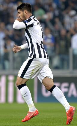 Alvaro Morata Juventus gol 1-0, goal celebration - Torino, 05-05-2015 - UEFA Champions League 2014 2015 - SemiFinal - Juventus Torino - Real Madrid - filippoxalfero