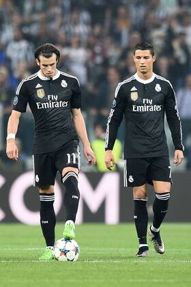 05.05.2015, Turin - UEFA Champions League 2014 2015 - Juventus Turin vs Real Madrid - Gareth Bale-Cristiano Ronaldo 
