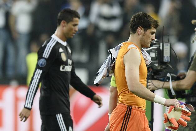 05.05.2015, Turin - UEFA Champions League 2014 2015 - Juventus Turin vs Real Madrid - Iker Casillas-Cristiano Ronadlo 