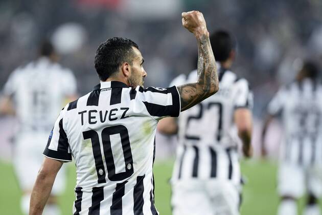 05.05.2015, Turin - UEFA Champions League 2014 2015 - Juventus Turin vs Real Madrid - Carlos Tevez 