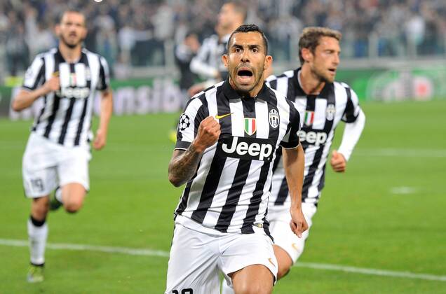 IPP20150505 Football - soccer: UEFA Champions League, Juventus Turin - Real Madrid, Carlos Tevez - xHOCHxZWEIx xItalyxPhotoxPressx 