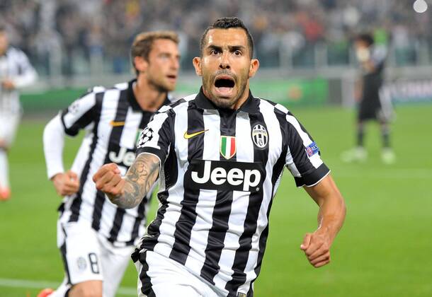 IPP20150505 Football - soccer: UEFA Champions League, Juventus Turin - Real Madrid, Carlos Tevez - xHOCHxZWEIx xItalyxPhotoxPressx 