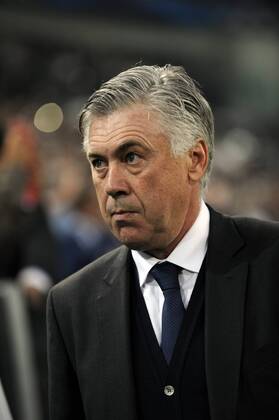 05.05.2015. Turin, Italy. Champions League Football, semi-final. 1st leg. Juventus versus Real Madrid. Carlo Ancelotti, Madrid Manager xPierpaoloxPiciuccox  ActionPlus11618365