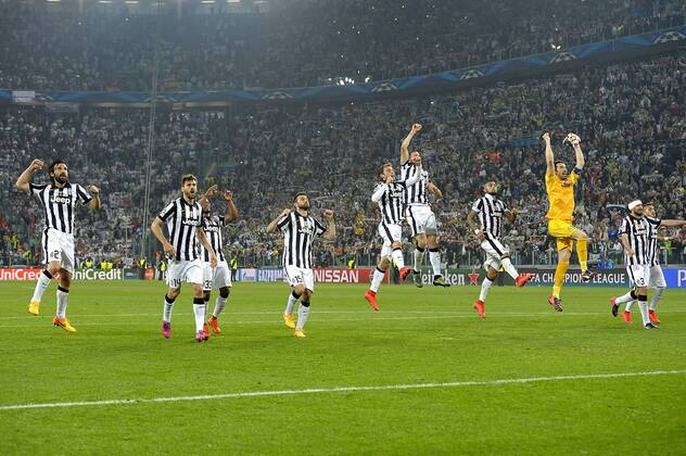 Juventus celebration, Torino 05-05-2015, Juventus Stadium, Football Calcio 2014 2015 Champions League, Juventus - Real Madrid filippoxalfero