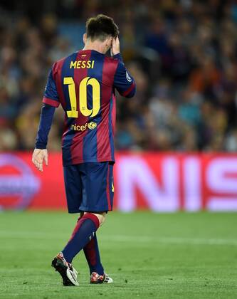 FUSSBALL CHAMPIONS LEAGUE SAISON 2014 2015 HALBFINALE HINSPIEL FC Barcelona Barca - FC Bayern Muenchen 06.05.2015 Lionel Messi (Barca) 
