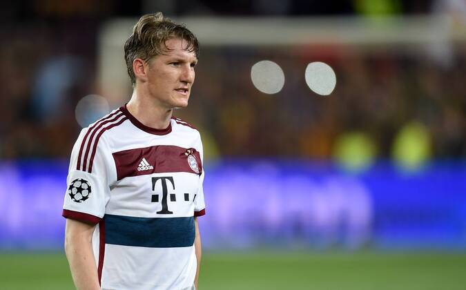 FUSSBALL CHAMPIONS LEAGUE SAISON 2014 2015 HALBFINALE HINSPIEL FC Barcelona Barca - FC Bayern Muenchen 06.05.2015 Bastian Schweinsteiger (FC Bayern Muenchen) 