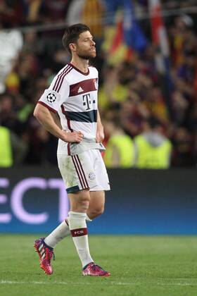 Xabi Alonso (FC Bayern Muenchen 3) FC Barcelona Barca vs FC Bayern Muenchen, Fussball, Champions League, Halbfinale, 06.05.2015, Foto: Schueler Eibner EP_JSE