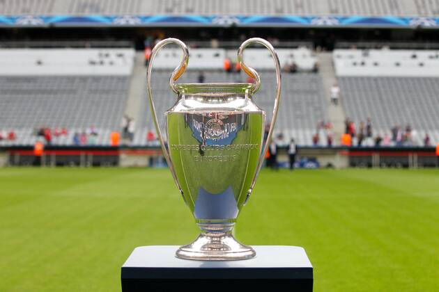 Der Champions League Pokal , FC Bayern Muenchen vs. FC Barcelona Barca Fussball, Champions League, 12.05.2015 Copyright: Kolbert xEibner-Pressefoto EP_ckt