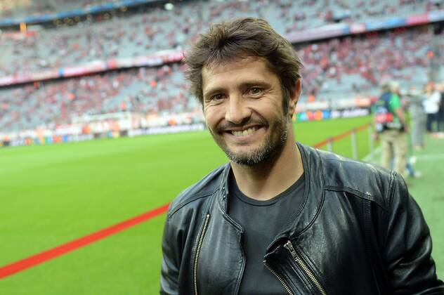 12.05.2015, xjhx, Fussball UEFA Champions League, FC Bayern Muenchen - FC Barcelona Barca v.l. Bixente Lizarazu