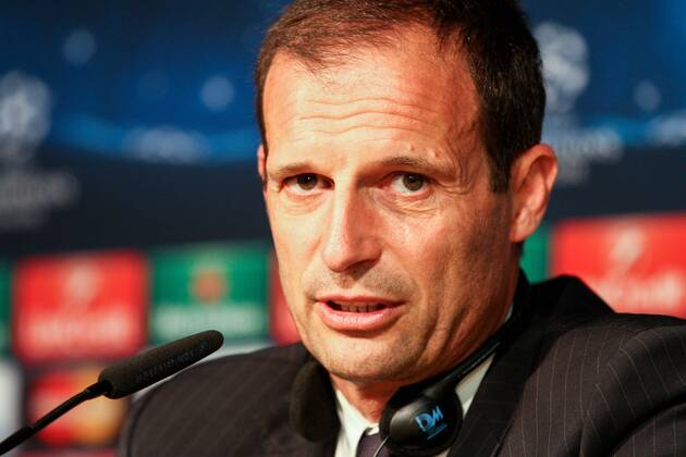 Aktuell Fußball, Champions League, PK Juventus Turin May 12, 2015 - Madrid, Spain - Juventus coach Massimiliano Allegri during the Uefa Champions League semi finals football match REAL MADRID - JUVENTUS press conference PK Pressekonferenz on 12 05 15 at the Estadio Santiago Bernabeu in Madrid, Spain. Copyright 2015 Ã‚Â© Matteo Bottanelli Real vs Juve  - ZUMAn230