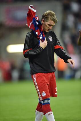 12.05.2015, Fussball, Saison 2014 15, Champions League, 2014 15, Halbfinale, FC Bayern München - FC Barcelona Barca Bastian Schweinsteiger (Bayern Muenchen)