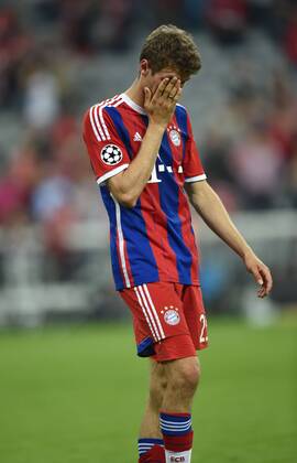 12.05.2015, Fussball, Saison 2014 15, Champions League, 2014 15, Halbfinale, FC Bayern München - FC Barcelona Barca Thomas Mueller, Thomas Müller (Bayern Muenchen)
