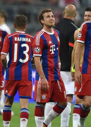 12.05.2015, Fussball, Saison 2014 15, Champions League, 2014 15, Halbfinale, FC Bayern München - FC Barcelona Barca 3:2 Mario Goetze, Mario Götze (FC Bayern Muenchen)