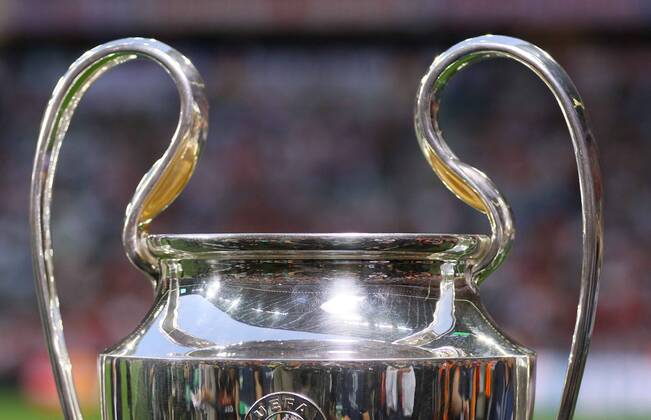 Foto : der Pokal Fussball - Championsleague Semifinale am Di. 12.05.2015 Bayern München - CF Barcelona
