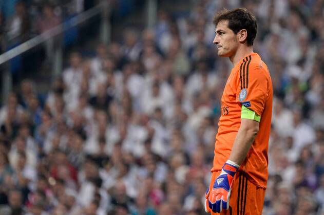 Iker Casillas (Torwart, Kapitän, Real), enttäuscht schauend, Enttäuschung, Frustration, disappointed, pessimistisch, Fussball, UEFA Champions League, Real Madrid - Juventus Turin, xjgx