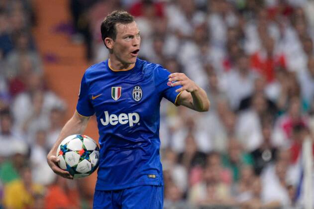 Stephan Lichtsteiner (Juve), Einzelbild, Aktion, Action, Fussball, UEFA Champions League, Real Madrid - Juventus Turin,  xjgx