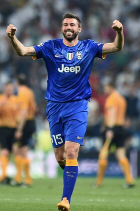 Mg Madrid (Spagna) 13 05 2015 - Champions League Real Madrid-Juventus Turin : Schlussjubel Andrea Barzagli 