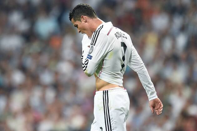 Mg Madrid (Spagna) 13 05 2015 - Champions League Real Madrid-Juventus Turin : delusione Cristiano Ronaldo 