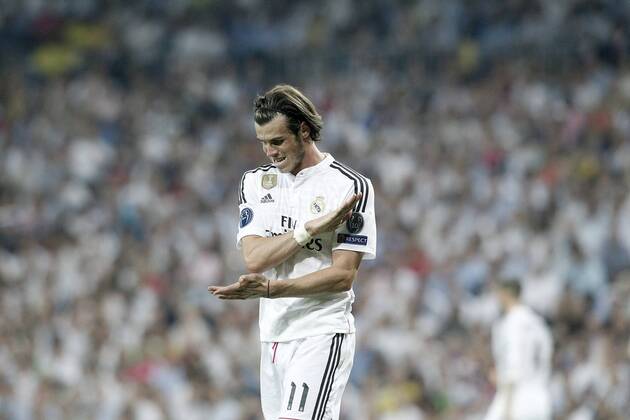 Real Madrid s Gareth Bale during Champions League 2014 2015 Semi-finals 2nd leg match.May 13,2015.  (2015051388)