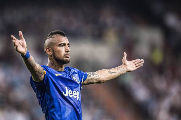 Arturo Vidal (Juventus), MAY 13, 2015 - Football Soccer : UEFA Champions League Semi-final 2nd leg match between Real Madrid 1-1 Juventus at Estadio Santiago Bernabeu in Madrid, Spain. NoxThirdxPartyxSales  (ptmb075276)