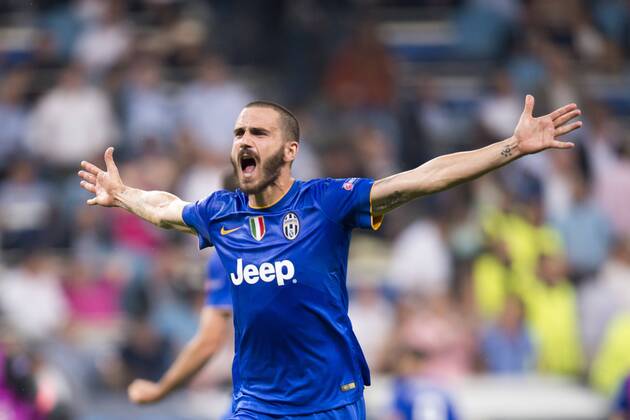 Leonardo Bonucci (Juventus), MAY 13, 2015 - Football Soccer : Leonardo Bonucci of Juventus celebrates after the UEFA Champions League Semi-final 2nd leg match between Real Madrid 1-1 Juventus at Estadio Santiago Bernabeu in Madrid, Spain. NoxThirdxPartyxSales  (ptmb075289)