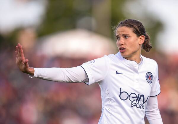 Annike KRAHN (ParisStGermain) Fussball international UEFA Frauen Championsleague, Saison 2014 2015, FINALE: 1.FFC Frankfurt - Paris Saint-Germain im Ludwig-Jahn-Sportpark in Berlin, Deutschland am 14.05.2015,