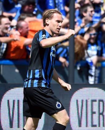 Vormer Rudy Ruud midfielder of Club Brugge FOOTBALL : Club Bruges vs KAA Gent - Jupiler Pro League - Play Off 1 - 17 05 2015 PhotoNews Panoramic