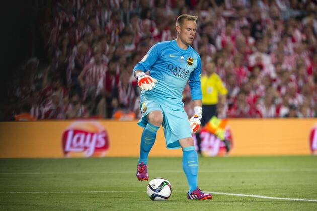 BARCELONA- may 30- SPAIN: Ter Stegen during the match beetwen Athletic Club of Bilbao and FC Barcelona Barca of the Spanish king s cup final, played at the Camp Nou stadium on may 30, 2015 in Barcelona, Spain. (Photo by Mikel Trigueros Urbanandsport Cordon Press) 